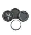 Nordic Ware Carbon Steel Springform Cake Tin Set In Grey