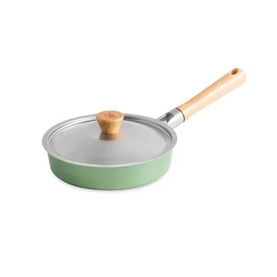 Nordic Ware Cardamom Nonstick Frying Pan With Lid In Green;cardamom