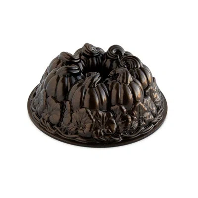Nordic Ware Cast Aluminum Non-stick Novelty Round Pan In Coffee