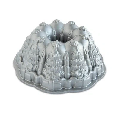 Nordic Ware Cast Aluminum Non-stick Novelty Round Pan In Silver