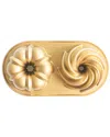 Nordic Ware Classic Bundt Duet Pan In Gold