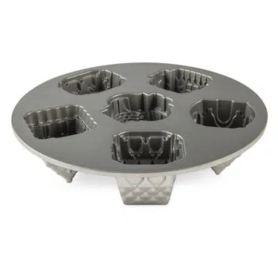Nordic Ware Cozy Village Pan In Silver