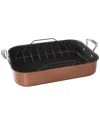 Nordic Ware Extra Large Copper Roaster With Rack In Copper