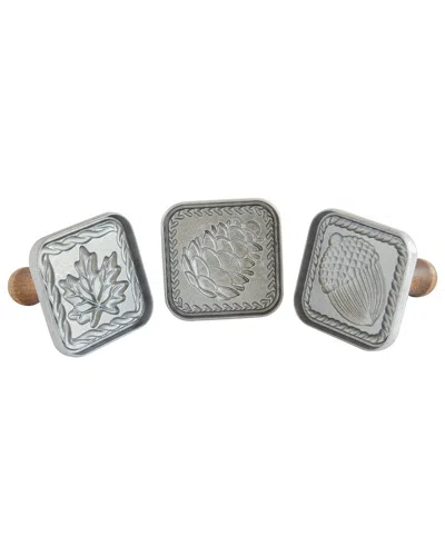 Nordic Ware Fall Forest Springerle Cookie Stamps In Gray