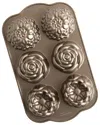 Nordic Ware Toffee Floral Cakelet Pan