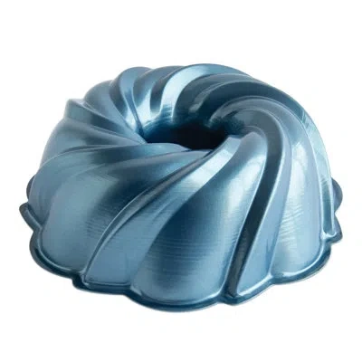 Nordic Ware Formed Swirl Bundt In Blue