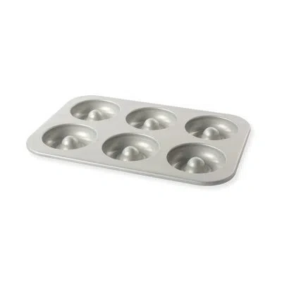 Nordic Ware Full Size Donut Pan In Silver;red