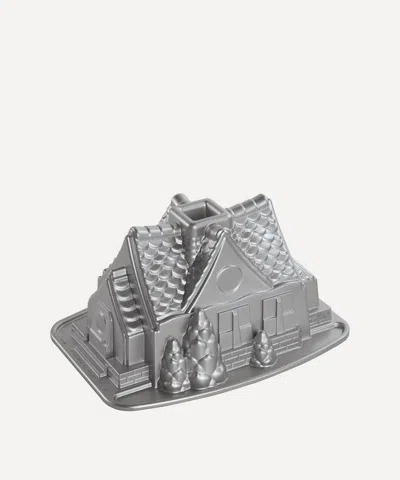 Nordic Ware Gingerbread House Bundt Pan In Gray