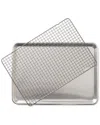 Nordic Ware Prism Half Sheet With Oven Safe Grid In Silver