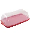Nordic Ware Loaf Cake Keeper In Red