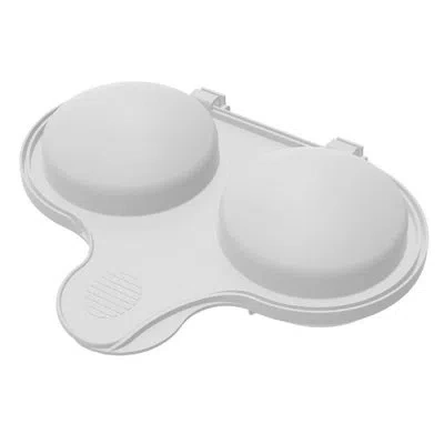 Nordic Ware Microwave 2 Cup Egg Poacher In White