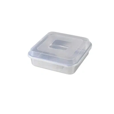 Nordic Ware Natural Commercial Square Cake Pan With Lid In Gray