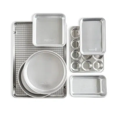 Nordic Ware Naturals® 8 Piece Bakeware Set In Silver