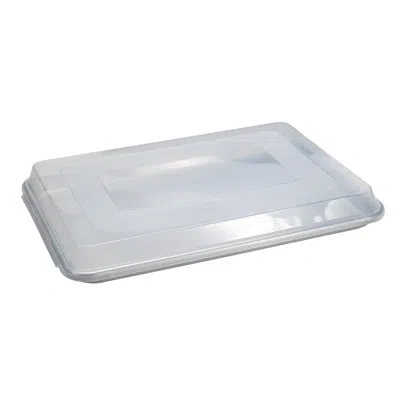 Nordic Ware Naturals® Half Baking Sheet With Lid In Silver;clear