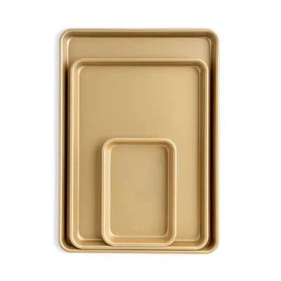 Nordic Ware Naturals® Nonstick 3 Piece Bakeware Set In Gold