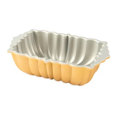 Nordic Ware Non-stick Fluted Loaf Pan In Bronze
