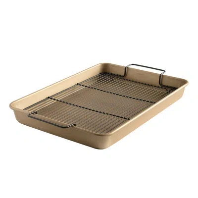 Nordic Ware Nonstick High-sided Oven Crisp Baking Tray In Gray