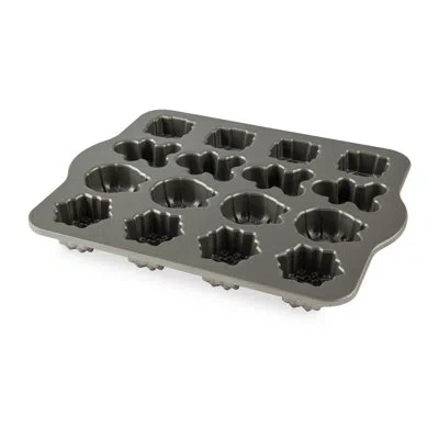 Nordic Ware Non-stick Novelty Holiday Teacakes In Silver