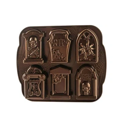 Nordic Ware Non-stick Novelty Tombstone Cake Pan In Bronze
