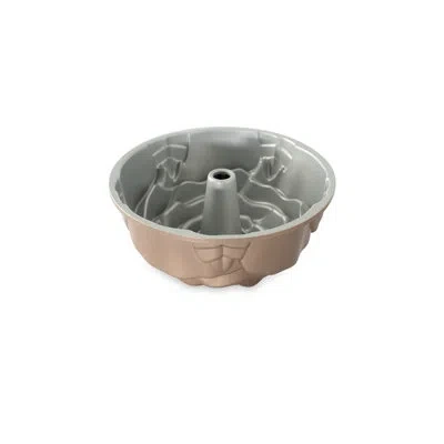 Nordic Ware Non-stick Round Rose Pan In Light Brown,silver