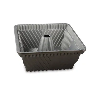 Nordic Ware Non-stick Square Bundt Cake Pan In Graphite