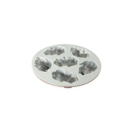 Nordic Ware Novelty Baby Bunny Cake Pan In Light Brown,silver