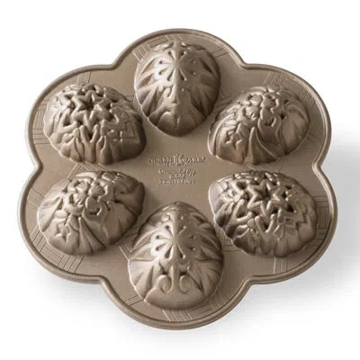 Nordic Ware Novelty Non-stick Aluminum Cakelet Pan In Bronze