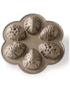 Nordic Ware Ornamental Egg Cakelet Pan In Brown