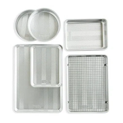 Nordic Ware Prism 7 Piece Baking Set In Silver