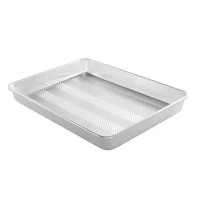 Nordic Ware Prism High-sided Sheet Cake Pan In Silver