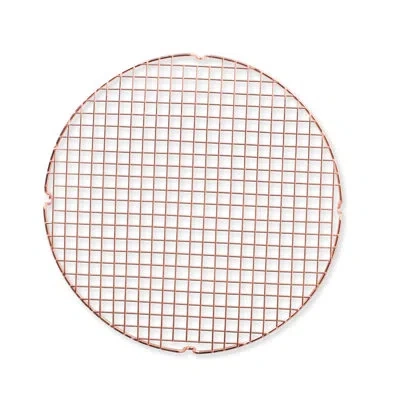 Nordic Ware Round Copper Cooling Grid In Gold