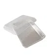 Nordic Ware Set Of 4 Aluminium Naturals Cake Tins With Lids In Silver