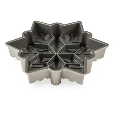 Nordic Ware Snowflake Cake Pan In Metallic