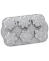 Nordic Ware Snowflake Cakelet Pan In Silver