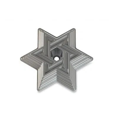 Nordic Ware Star Of David Cake Bundt In Gray