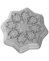 Nordic Ware Sweet Snowflake Shortbread Pan In Silver