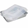Nordicware 2-pc. Naturals Cake Pan With Storage Lid Set In Gray