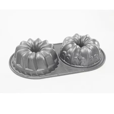Nordicware Bundt Duet Pan In Gray