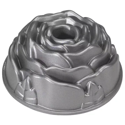 Nordicware Rose Bundt Pan In Silver