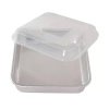 Nordicware Square 9x9 Cake Pan With Storage Lid In Gray