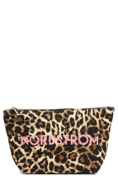 Nordstrom 125th Anniversary Cosmetics Bag In Brown