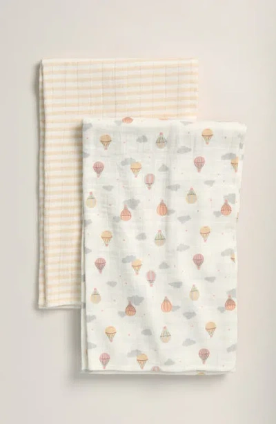 Nordstrom 2-pack Assorted Muslin Swaddles In Multi