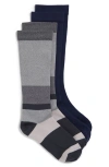 Nordstrom 2-pack Knee High Compression Socks In Blue