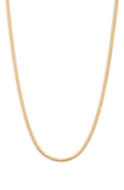 Nordstrom 20-inch Round Snake Chain Necklace In Gold