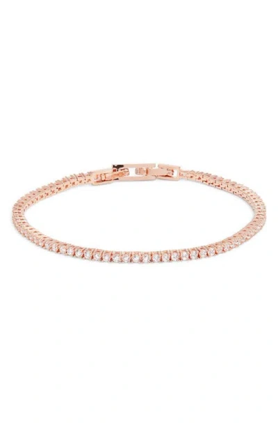 Nordstrom 2mm Cubic Zirconia Tennis Bracelet In Gold