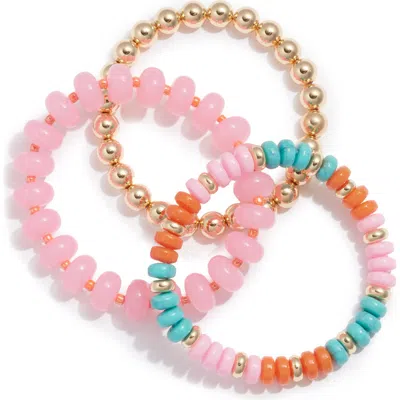 Nordstrom 3-pack Beaded Bracelets In Multi