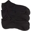 Nordstrom 3-pack Everyday Ankle Socks In Black
