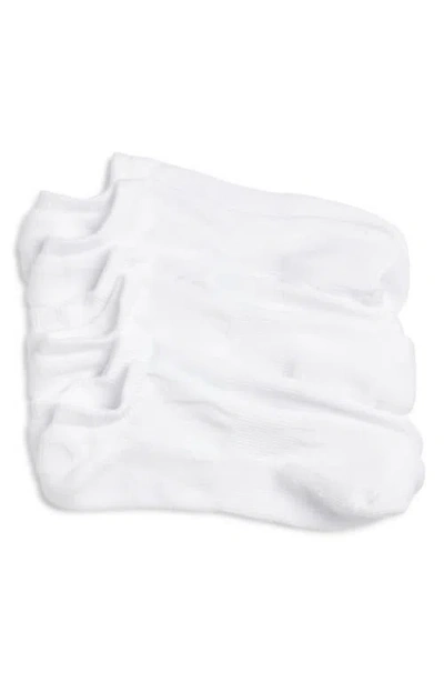 Nordstrom 3-pack Everyday No-show Socks In White