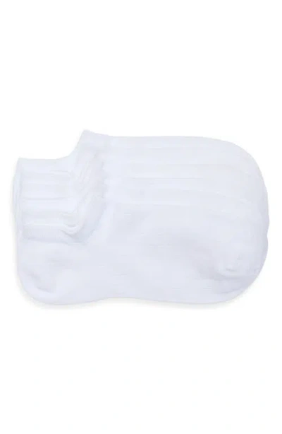Nordstrom 3-pack Rib No-show Socks In White