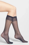 Nordstrom 3-pack Sheer Knee High Socks In Navy